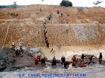 Construction and Lining of the Canals